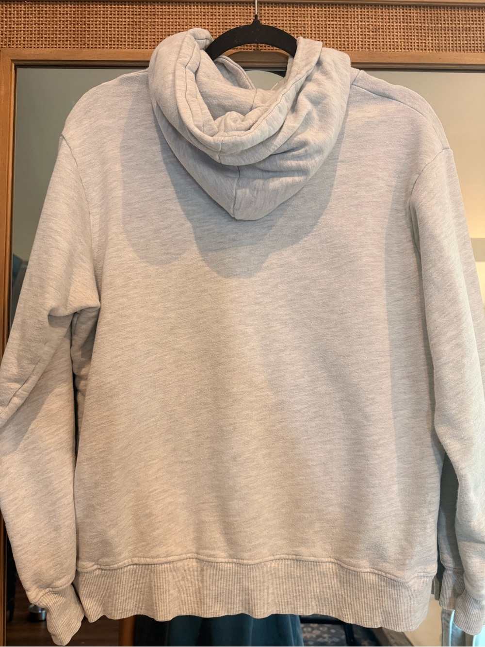 Joah Brown Pearl Grey Logo Patch Hoodie - Picture 9 of 11